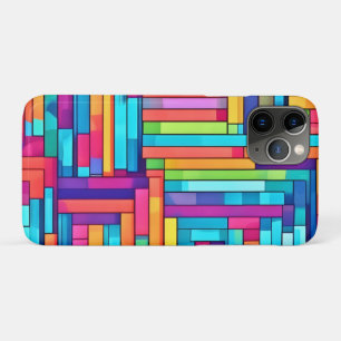 Neon Grid - Colourful Abstract Mosaic Case-Mate iPhone Case