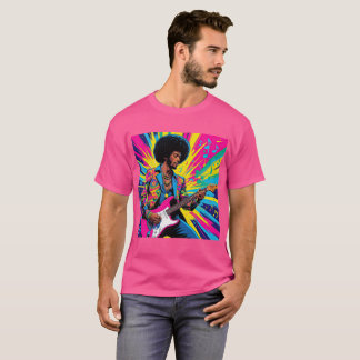 Neon Groove Collective — Psykedelisk Konst & Musik T-Shirt