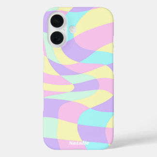 Neon Groovy iPhone 16 Case