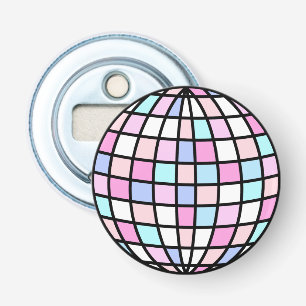 Neon Groovy Disco Ball Bottle Opener