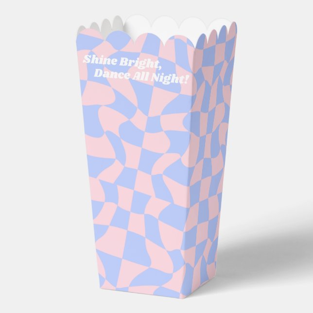 Neon Groovy Disco Favour Box (Back)