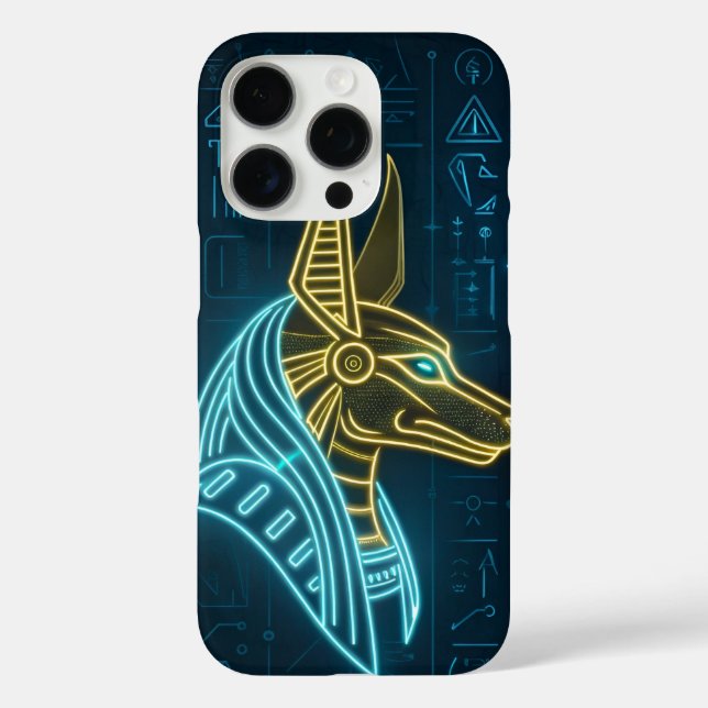 Neon Guardian: Anubis Awakens  Case-Mate iPhone Case (Back)