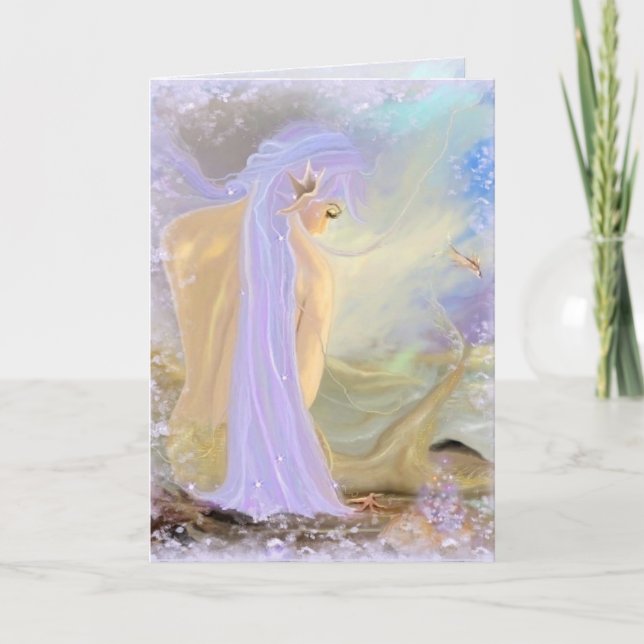 Neon-Haired Mermaid (new card) Card (Front)