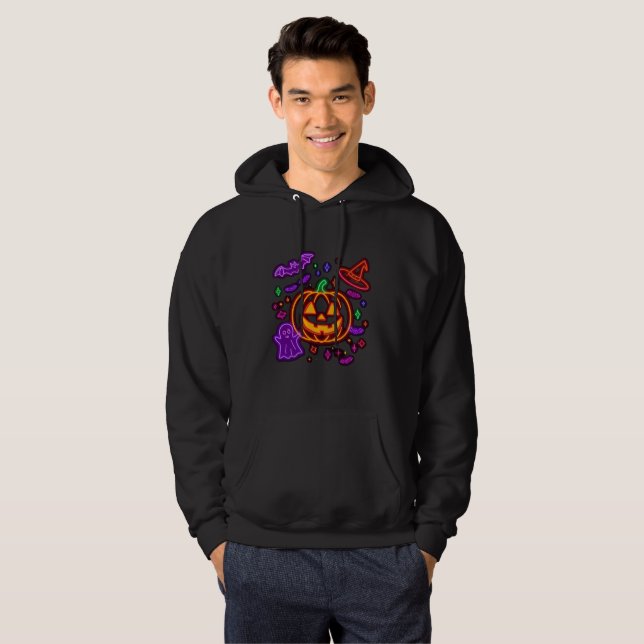 Neon Halloween  Hoodie (Front Full)
