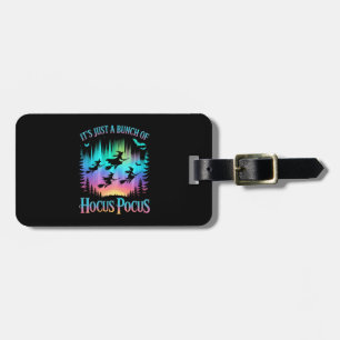 Neon Halloween Witches Png Luggage Tag