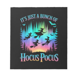 Neon Halloween Witches Png Notepad