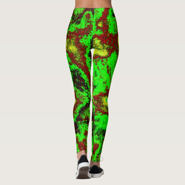 Neon Heat Fusion Leggings (Back)