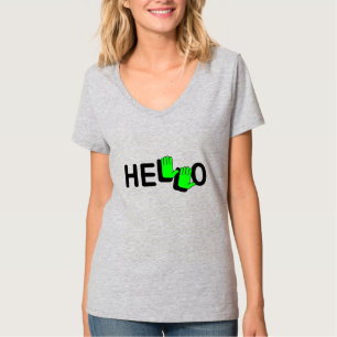 Neon Hello Hands T-Shirt