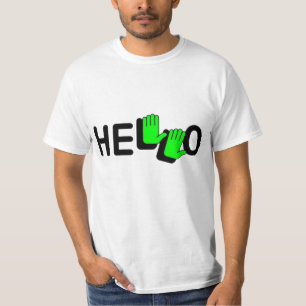 Neon Hello Hands T-Shirt
