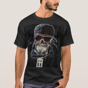 Neon Hip Hop Skull T-Shirt