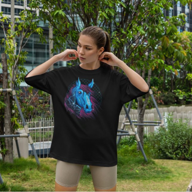 Neon Horse  T-Shirt (Creator Uploaded)