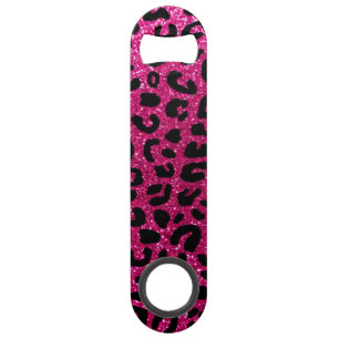 Neon hot pink cheetah print