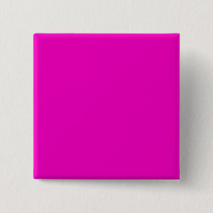 Neon Hot Pink Light Bright Fashion Colour Trend 15 Cm Square Badge