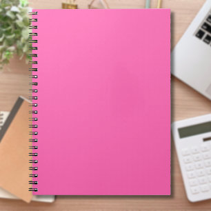 Neon Hot Pink Solid Colour   Classic Notebook