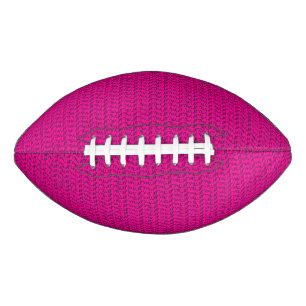 Neon Hot Pink Weave Mesh Look Football