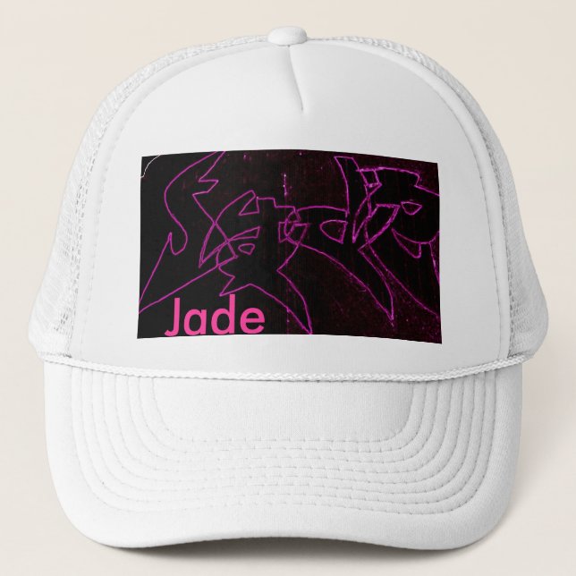 Neon Jade Trucker Hat (Front)