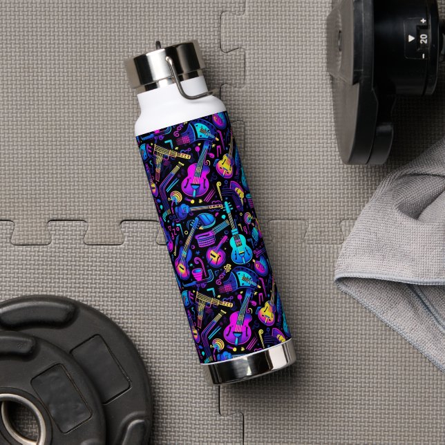 Neon Jam Session Water Bottle (Gym)