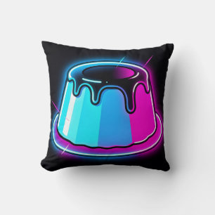 Neon Jelly Glow Dessert Art Cushion
