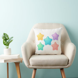 Neon Jelly Star Pillow | Cute Kawaii Glow