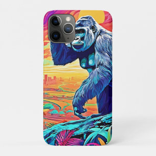 Neon Jungle Gorilla Urban Fantasy Case-Mate iPhone Case