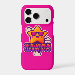 Neon Kawaii Star – “Shine Even on Cloudy Days”