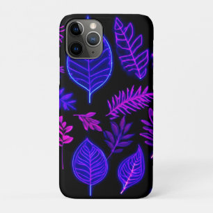 Neon Leaves in Pink and Purple Hues Case-Mate iPhone Case