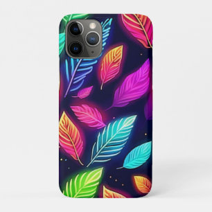 Neon Leaves in Vibrant Glow Art Case-Mate iPhone Case