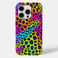 Neon Leopard Print