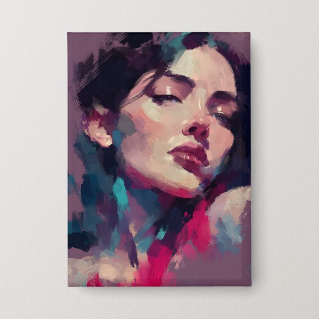 Neon Light Abstract Portrait (Front)