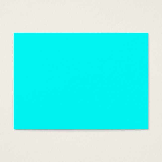 Neon light blue hex code 00ffff (Front)