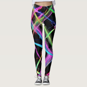 Neon light show leggings