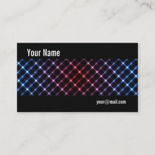 Neon lights business card