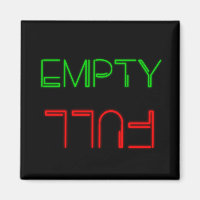 Neon Lights Empty or Full dishwasher