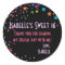 Neon Lights Sweet 16 Club Party Favour Sticker