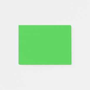 Neon Lime Green Solid Colour Classic Notes