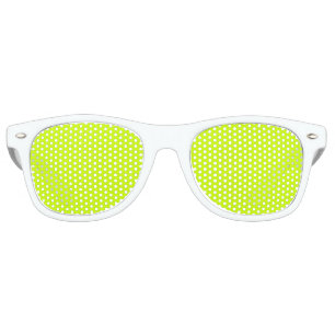 Neon Lime Yellow Solid Colour   Classic   Elegant Retro Sunglasses