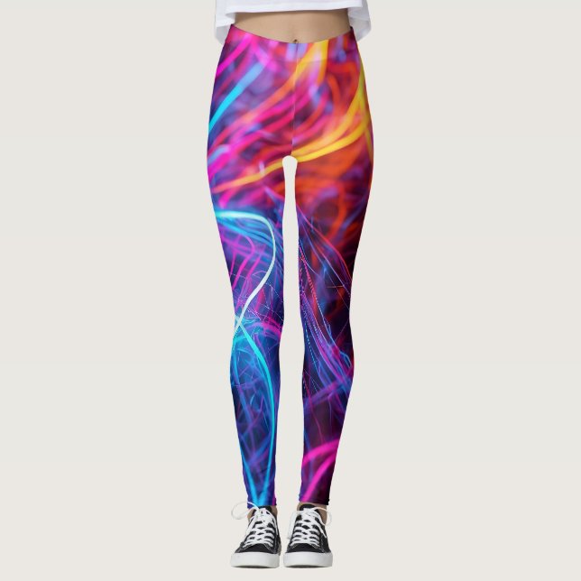 Neon Lines Leggings (Front)