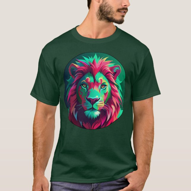 Neon Lion T-Shirt (Front)