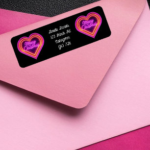 Neon Love Heart Christmas