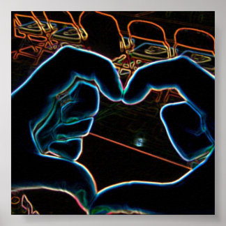 Neon Love Poster