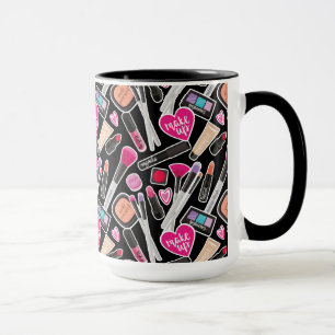 Neon Makeup Pattern Mug
