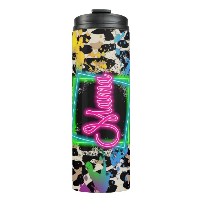 Neon mama thermal tumbler (Front)