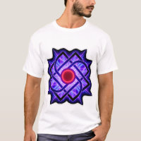 Neon Mandala T-Shirt – Purple Glow