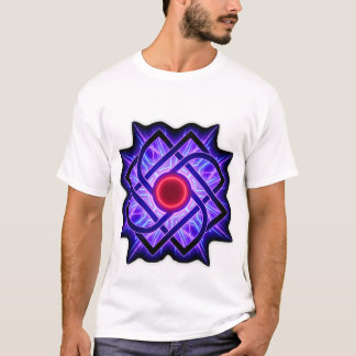 Neon Mandala T-Shirt – Purple Glow