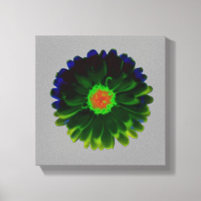 Neon Marigold Canvas Print (Front)