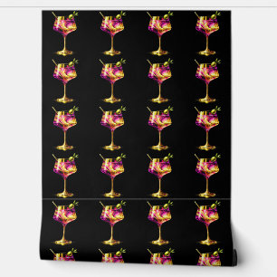 Neon Modern Party Time Collection Wallpaper