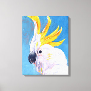 Neon Mohawk - Cockatoo Canvas Print