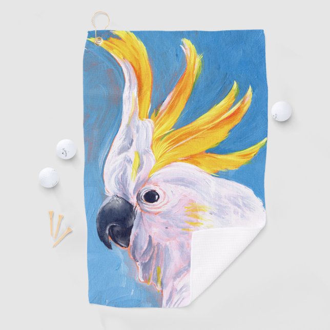 Neon Mohawk - Cockatoo Golf Towel (InSitu)