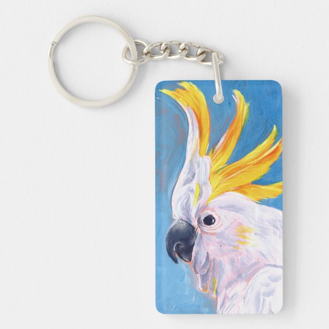 Neon Mohawk - Cockatoo Key Ring (Front)