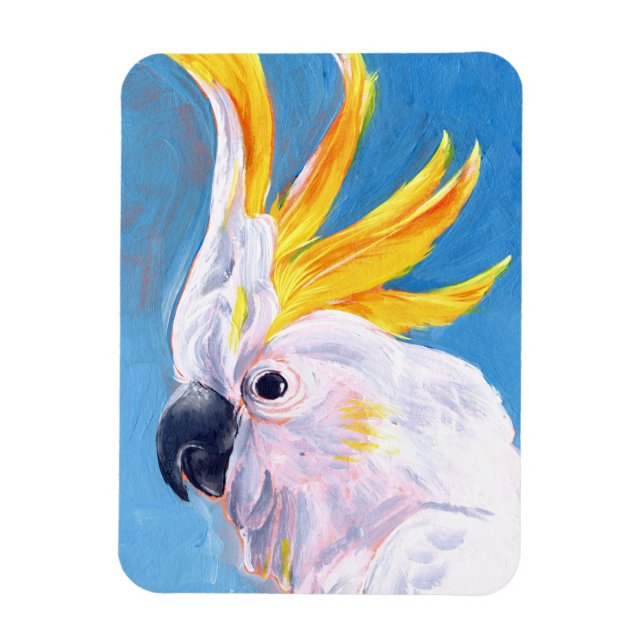 Neon Mohawk - Cockatoo Magnet (Vertical)